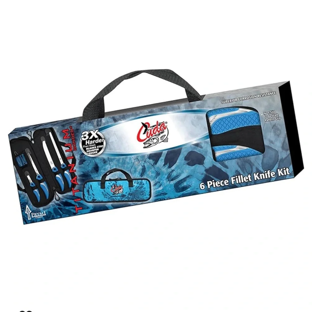 NIB - Cuda 6 Piece Fillet Knife Set - Picture 5 of 9